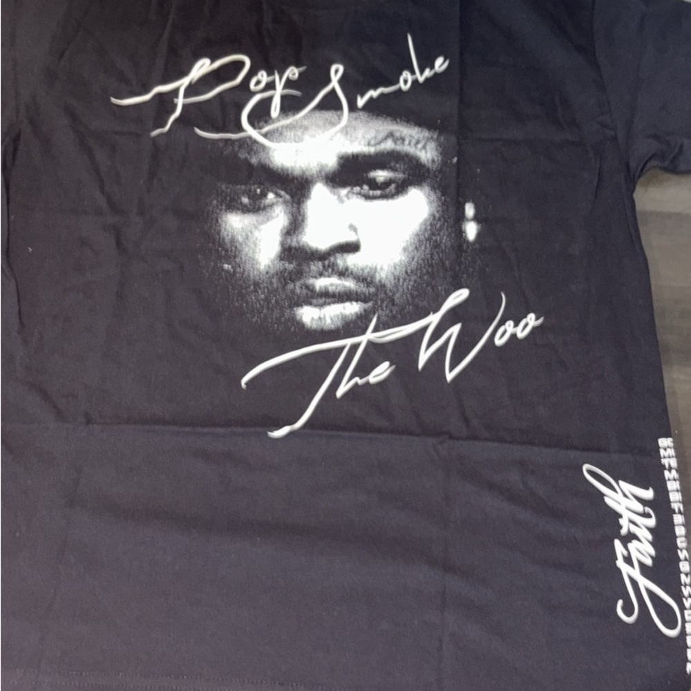 VLONE Black Short Sleeve Tee with Signature Graphic